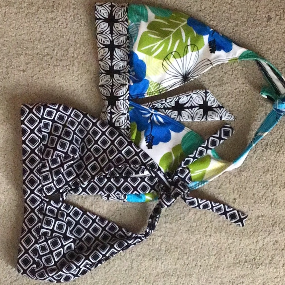Halter style bikini tops. Sold as a set